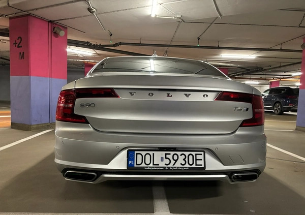 Volvo S90 cena 134900 przebieg: 75000, rok produkcji 2017 z Oleśnica małe 254